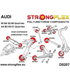 026215A: Rear subframe bush kit SPORT