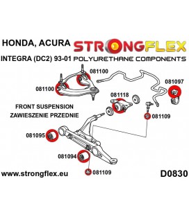 086196B: Front suspension bush kit