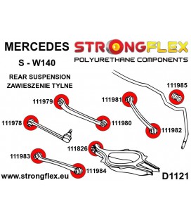 116247A: Suspension bush kit SPORT