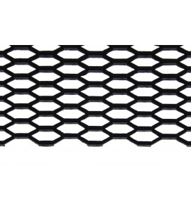 ABS mesh grill HONEY COMB BLACK 120 40cm