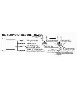 ADDCO Gauge 52mm - Oil Pressure