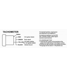 ADDCO Gauge 52mm - Tachometer