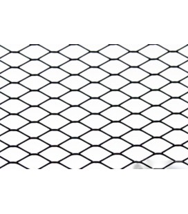 ALUMINIUM MESH GRILL DIAMOND BLACK 120 20cm