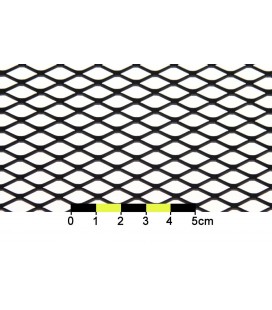 ALUMINIUM MESH GRILL DIAMOND BLACK 120 40cm