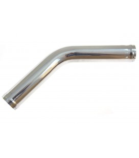 Aluminium pipe 45deg 25mm 30cm