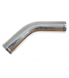 Aluminium pipe 45deg 63mm 30cm