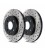 Brake disc drilled and slotted FRONT RIGHT - 127.62082R
