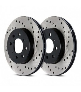 Brake disc drilled FRONT LEFT - 128.33003L