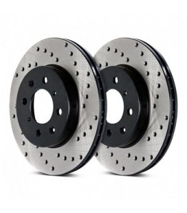Brake disc drilled REAR LEFT - 128.33063L