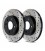 Brake disc drilled REAR RIGHT - 128.66041R