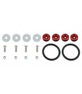 Bumper, Trunk Fasteners Quick Release Red