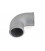 Cast aluminium elbow 90deg 57mm