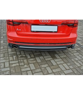 Central Rear Splitter Audi A4 B9 S-Line