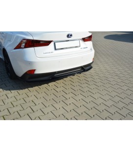 Central Rear Splitter Lexus IS Mk3 H (with vertical bars)