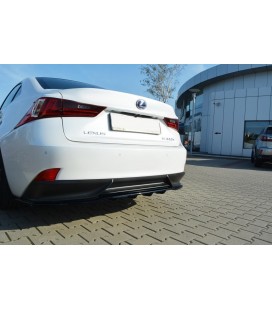 Central Rear Splitter Lexus IS Mk3 H (with vertical bars)