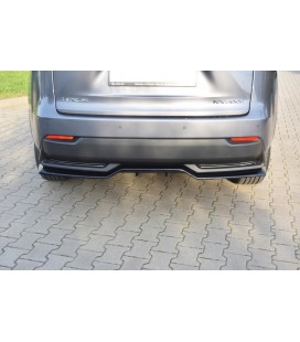 Central Rear Splitter Lexus NX Mk1 H (with vertical bars)