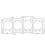 Cometic Variklio galvos tarpinė Audi A3 VW Golf 2.0 TFSI 83,5MM 0,086 MLS"