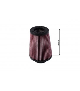 Cone filter TURBOWORKS H:180mm DIA:60-77mm Purple