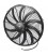 Cooling fan SPAL 405MM HIGH-PERFORMANCE PULLER