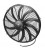 Cooling fan SPAL 405MM HIGH-PERFORMANCE PUSHER TYPE 2