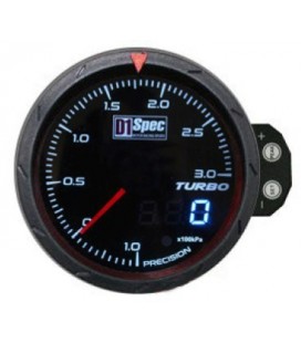 D1Spec indikatorius 60mm - Turbo Elektroninis -1 iki 3 barų