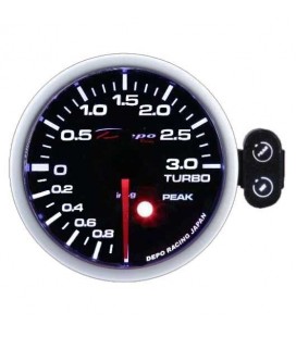 DEPO gauge PK 52mm - TURBO ELECTRIC -1 to 3 BAR