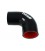 Elbows 90deg TurboWorks Pro Black 76mm