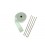 Balta termoizoliacinė medžiaga 50mm x 1mm 10m + savaržos