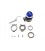 External WasteGate TurboWorks 45mm 0,5 Bar V-Band Blue