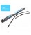 Front set dedicated silicon wiperblades Audi A1 Skoda Citigo Rapid