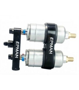 Fuel Pump Manifold 2in1 Silver