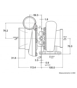 Garrett GT3582R Turbocharger Super Core