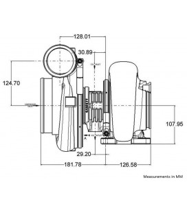 Garrett GTX4708R Turbina Super Core