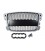Bamperio grotelės AUDI A3 8P RS-STYLE (chrominės juodos) (07-12)