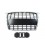 Bamperio grotelės AUDI A3 8P S8-STYLE (chrominės juodos) (05-09)