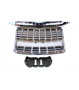 GRILLE AUDI A3 8P S8-STYLE CHROME-BLACK (05-09)