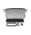 Bamperio grotelės AUDI A4 B8 RS-STYLE (chrominės juodos) (08-12) PDC