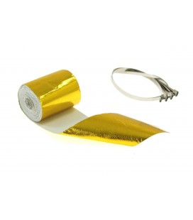 Heat Wrap Intake gold 5m + ties