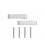 Hood Vent Spacer Honda Civic 88-00 Silver