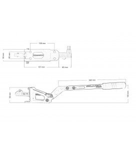 Hydraulic hand brake horizontal vertical DRIFT