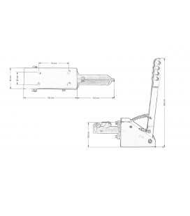 Hydraulic hand brake TurboWorks B04 Top