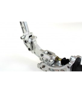 Hydraulic hand brake TurboWorks Professional Race Silver