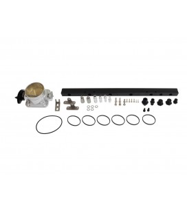 Intake manifold BMW E34 E36 M50 with throttle body and fuel rail