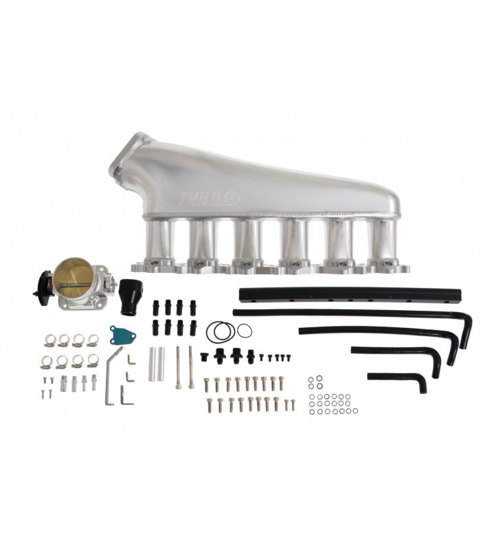 Intake manifold Nissan RB25 with throttle body and fuel rail
