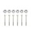 Lower Rear Control Arms Washers Civic Silver