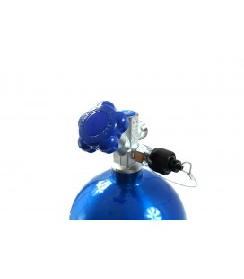 7L ELECTRIC BLUE NITROUS BOTTLE WITH BLOW-OFF