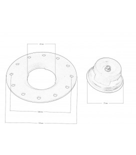 Aluminum Fuel Tank Filler Silver