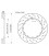 Brake rotors drilled for Big Brake Kit 304mm 2011+