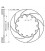 Brake rotors drilled for Big Brake Kit 356mm 2009-2011