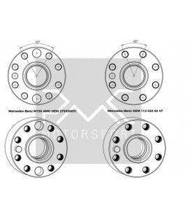 Custom Flywheel Mercedes-Benz M113 M113K M156 - BMW M57N M57N2 GS6-53DZ HGU HGK / N54 GS6-53BZ / N52 N53 GS6-37BZ